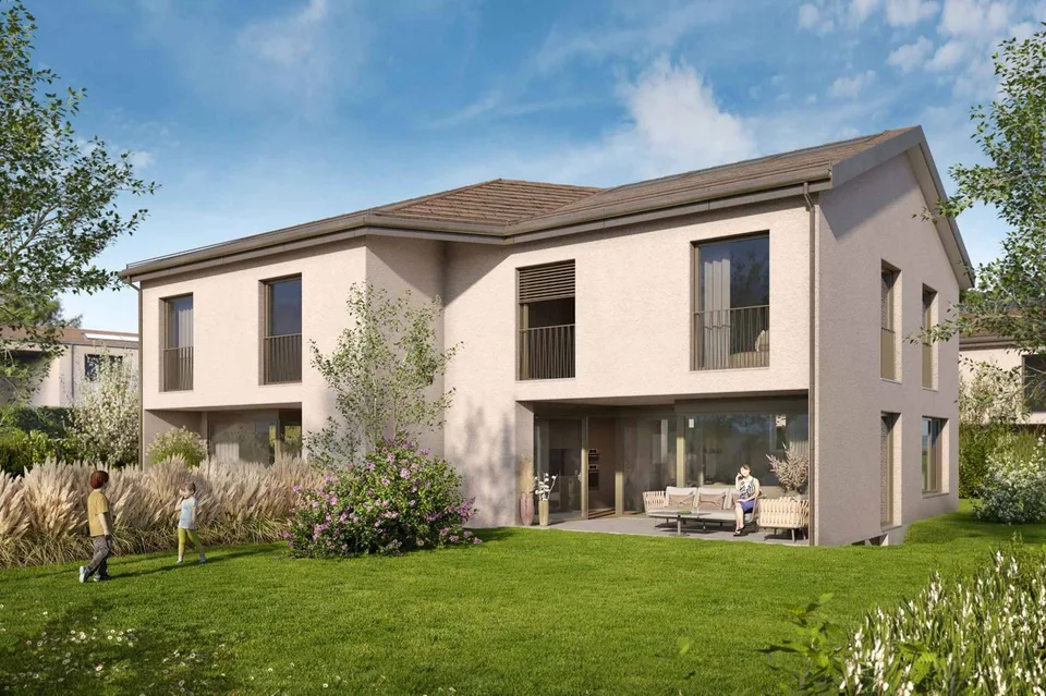CORÇALIA  Villa jumelle neuve à Corcelles-près-Payerne