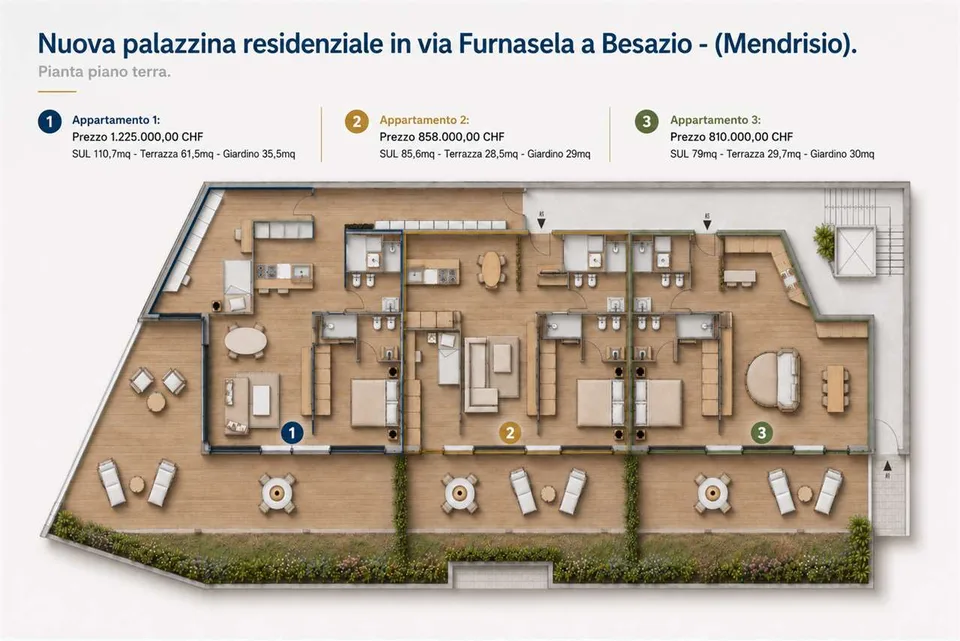 BESAZIO - RÉSIDENCE EXCLUSIVE DE 6 SEULES LOGEMENTS