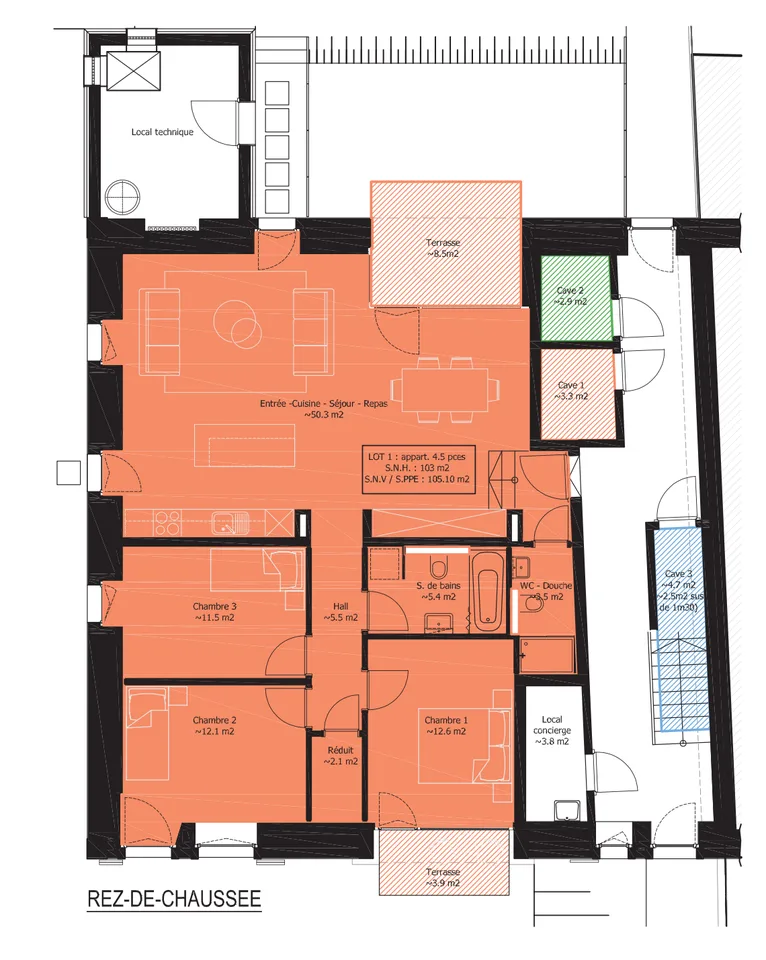 4.5 Zimmer Wohnung in Cronay – Foto 10 von 14