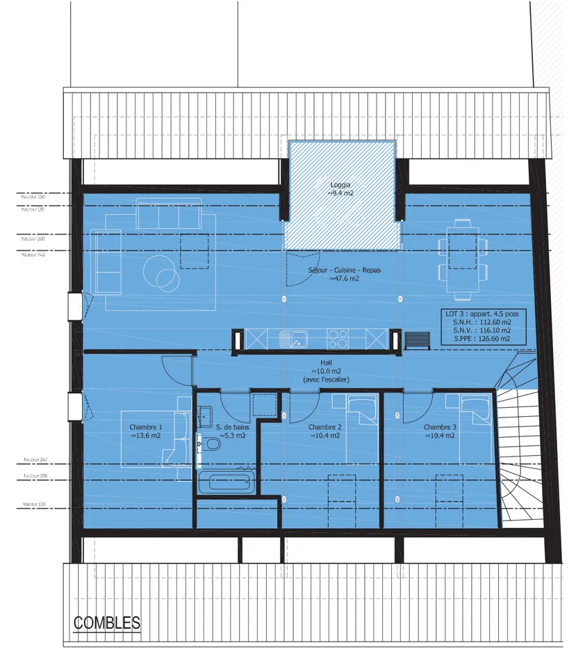 4.5 Zimmer Wohnung in Cronay – Foto 12 von 14