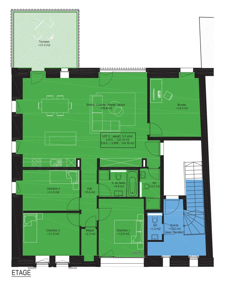 4.5 Zimmer Wohnung in Cronay – Foto 11 von 14