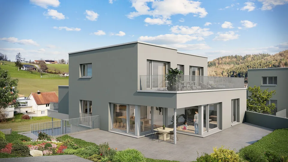 Neubau WÄLTIMATTE Unterkulm - letztes Einfamilienhaus einseitig angebaut – Foto 6 von 13