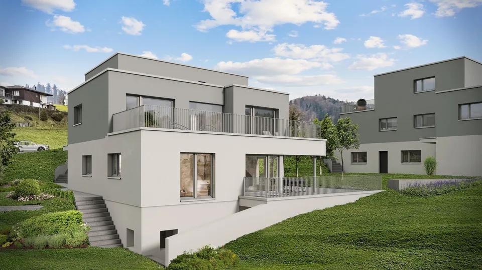 Neubau WÄLTIMATTE Unterkulm - Einfamilienhäuser einseitig angebaut