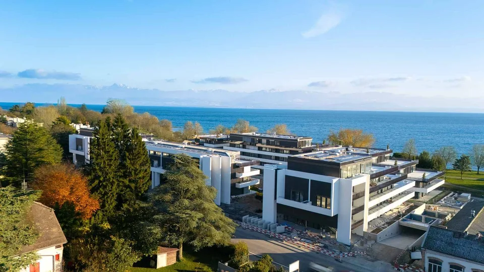 Appartamento di 3,5 locali con vista sul Lago di Ginevra
