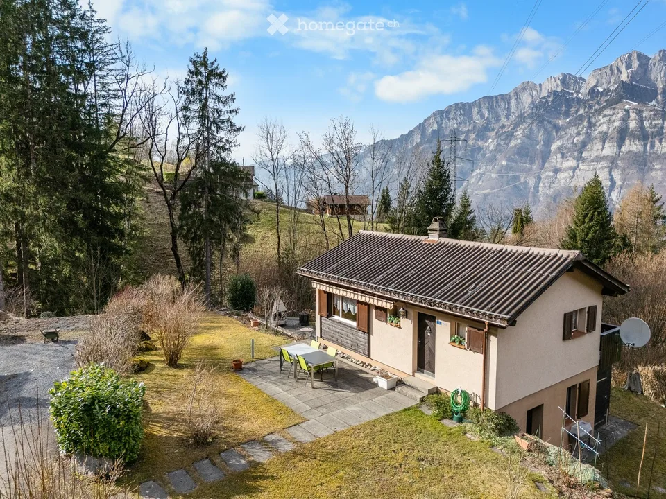 Charmantes Einfamilienhaus mit Bergblick auf die Churfirsten in Oberterzen; Adresse;  Wiese 16