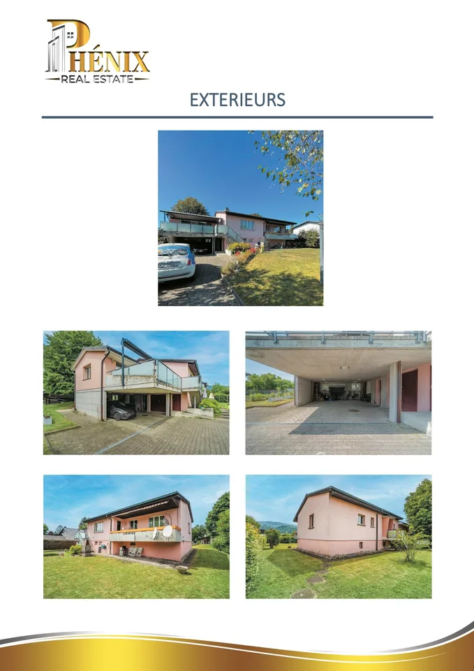 Villa familiare di 6 locali con vista magnifica a Courroux