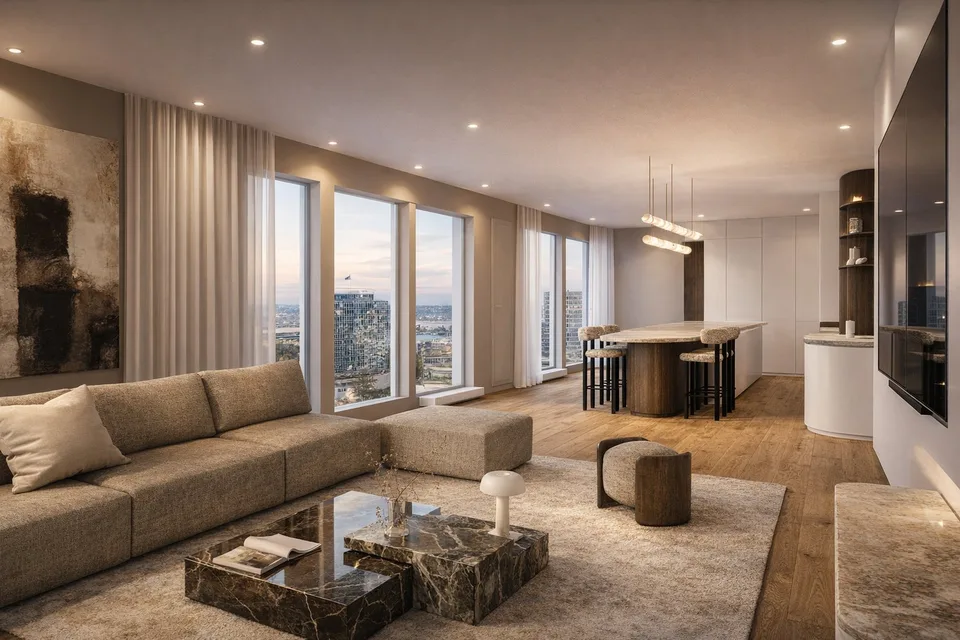 Unique penthouse with rooftop and swimming pool and amazing view on the lake and the Jet d’Eau