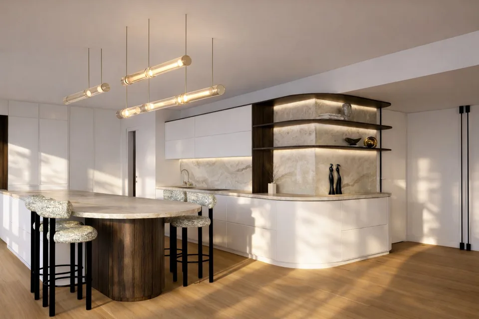 Unique penthouse with rooftop and swimming pool and amazing view on the lake and the Jet d’Eau