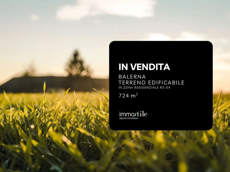 Terreno edificabile di 724 mq a Balerna