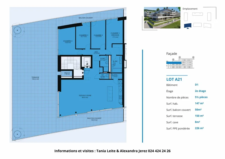 Magnifique appartement neuf de 5.5 pièces terrasse exclusive à 360 – photo 31 sur 31