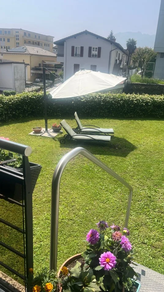 Appartement de vacances 3,5 pièces avec balcon et jardin