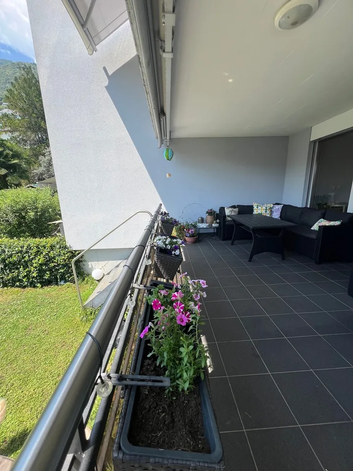 Ferienwohnung 3.5-Zimmer-Wohnung mit Balkon und Garten