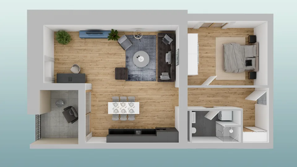 Appartements in einer renovierten Hofanlage