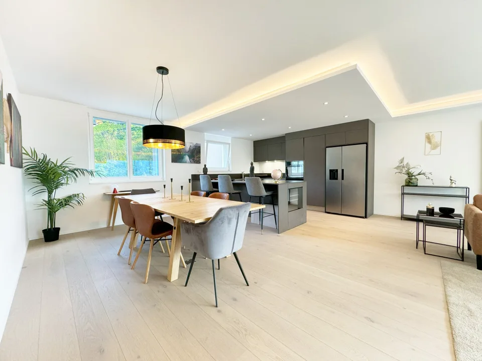 APPARTEMENT 4.5 PIÈCES DE STANDING - TERRASSE VITRÉE & CADRE DE VIE PRIVILÉGIÉ À SAXON