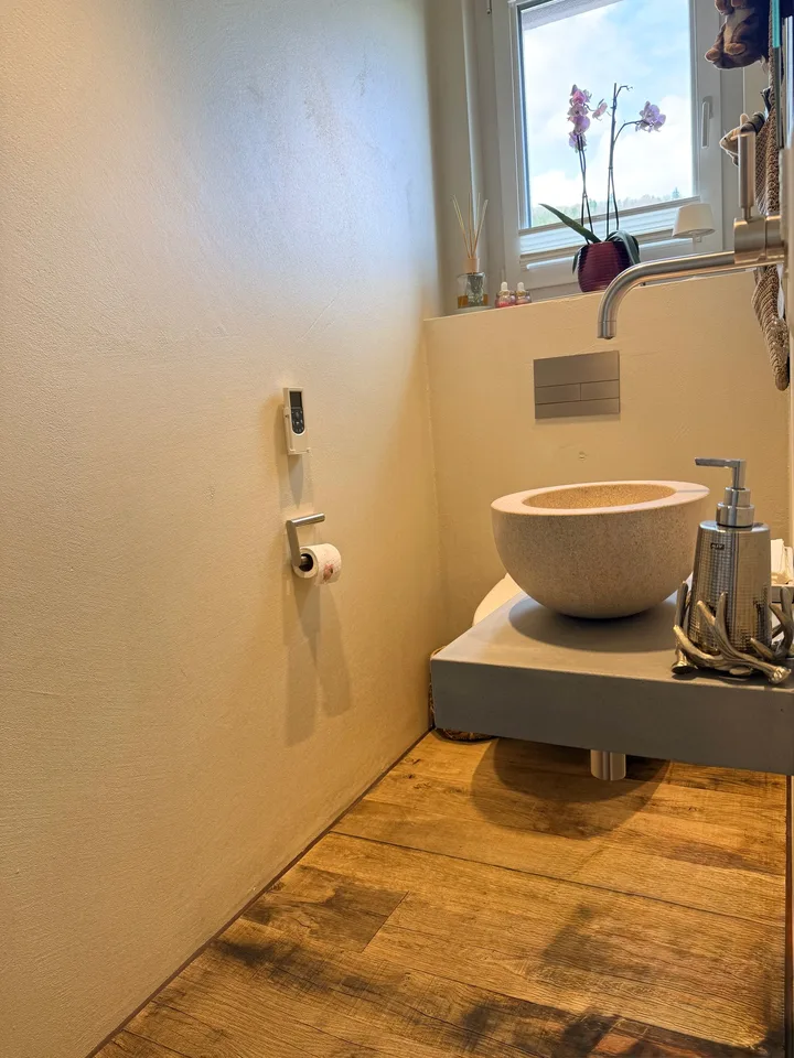 Modernes Minergie-Einfamilienhaus mit Pool, Sauna und atemberaubendem Ausblick in Beringen – Foto 7 von 27