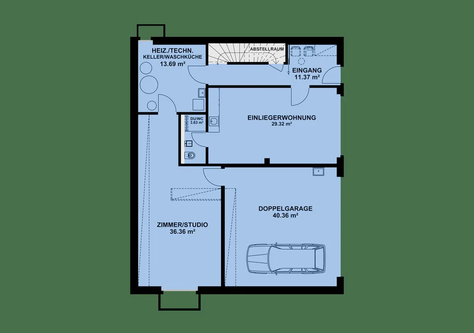 Modernes Minergie-Einfamilienhaus mit Pool, Sauna und atemberaubendem Ausblick in Beringen – Foto 26 von 27