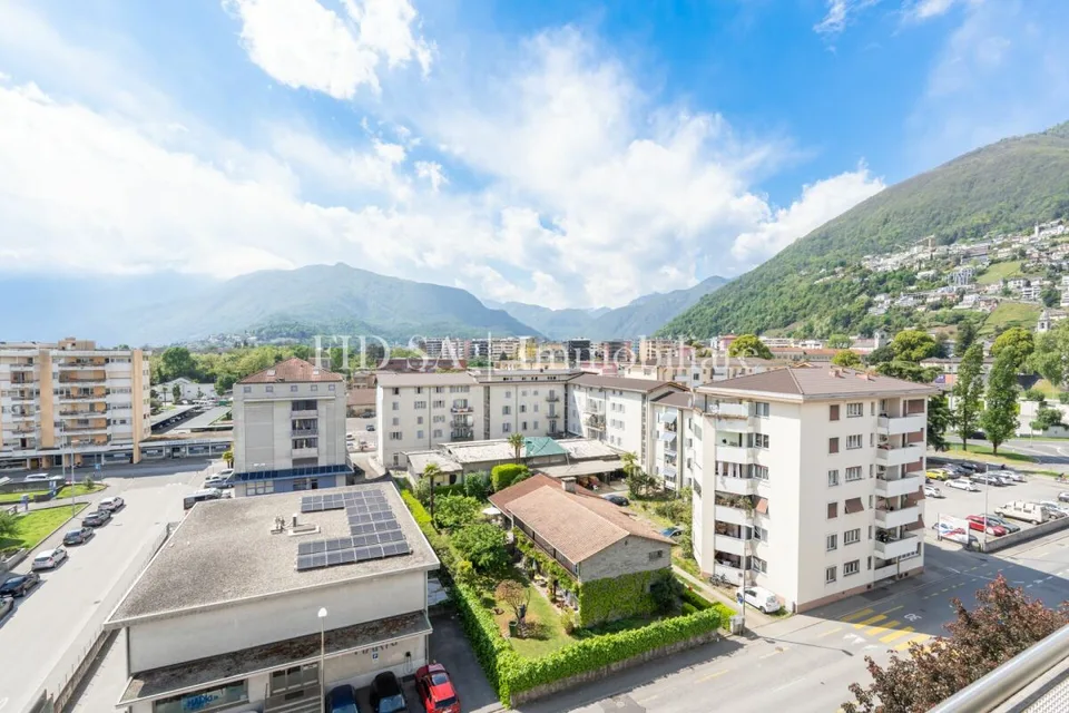 LOCARNO - Wohnung im Zentrum mit freiem Blick vom 7. Stock