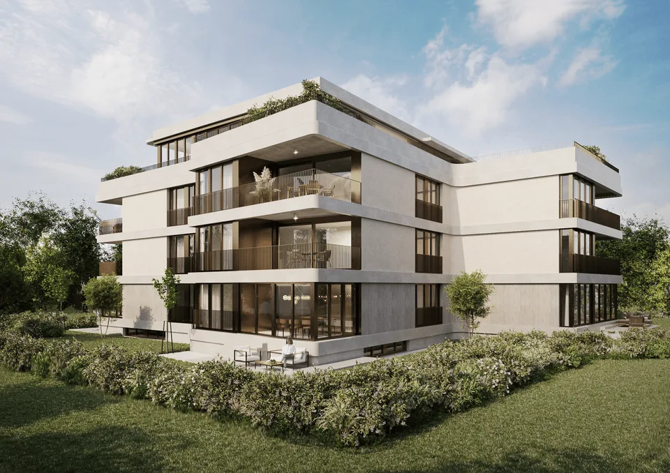 Attraktive Neubau-Maisonettewohnung mit grossem Garten und Sockelgeschoss