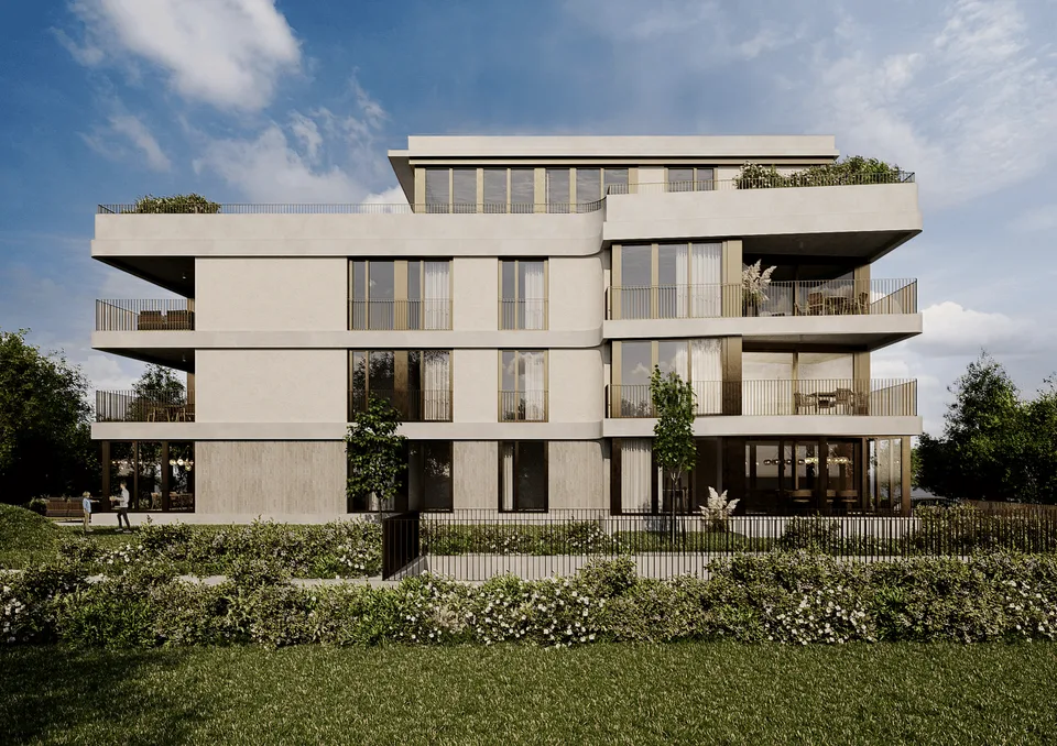 Attraktive Neubau-Maisonettewohnung mit grossem Garten und Sockelgeschoss
