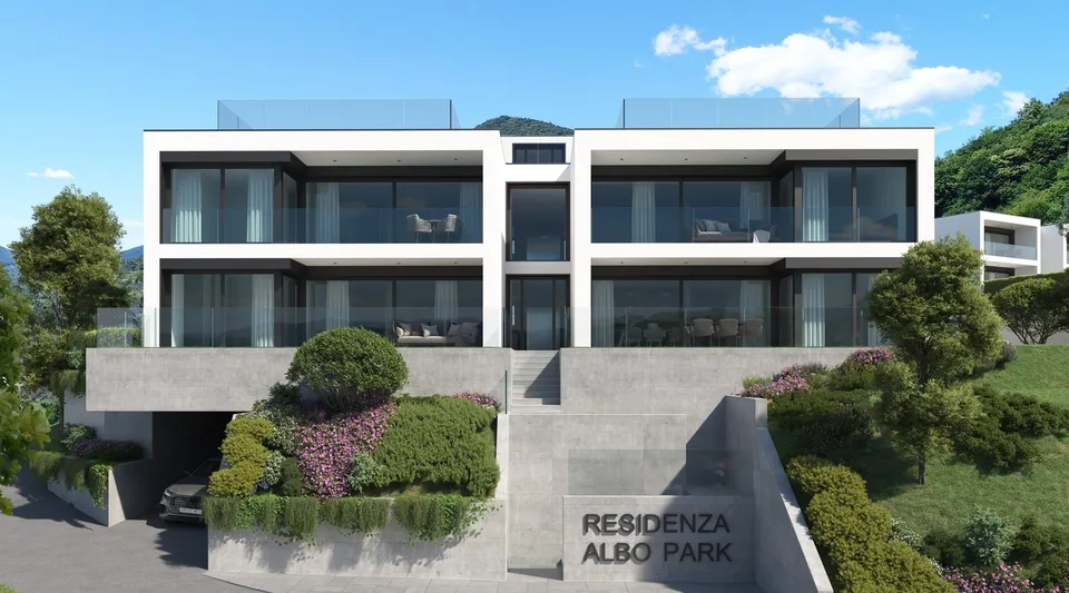 Appartement élégant et neuf de 4.5 pièces avec jardin