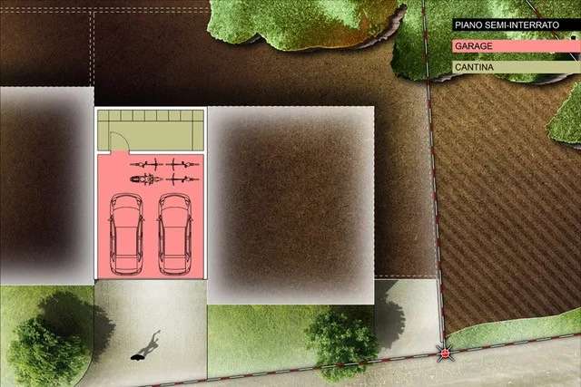 nuovo progetto di 3 ville indipendenti ad Arosio ( Malcantone ) – foto 9 di 12