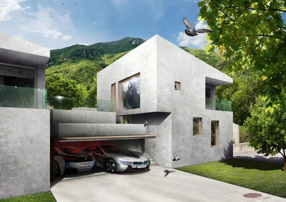 Neues Projekt von 3 unabhängigen Villen in Arosio (Malcantone)