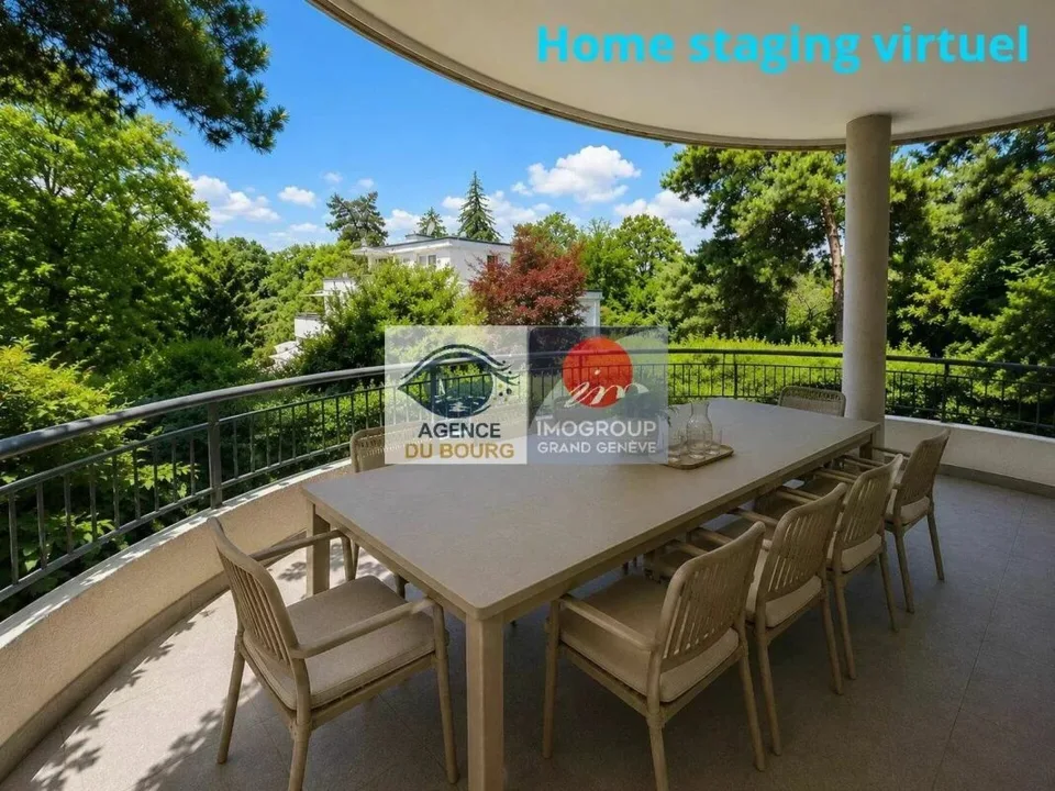 Ampio duplex con giardino privato in stile di casa - Anières