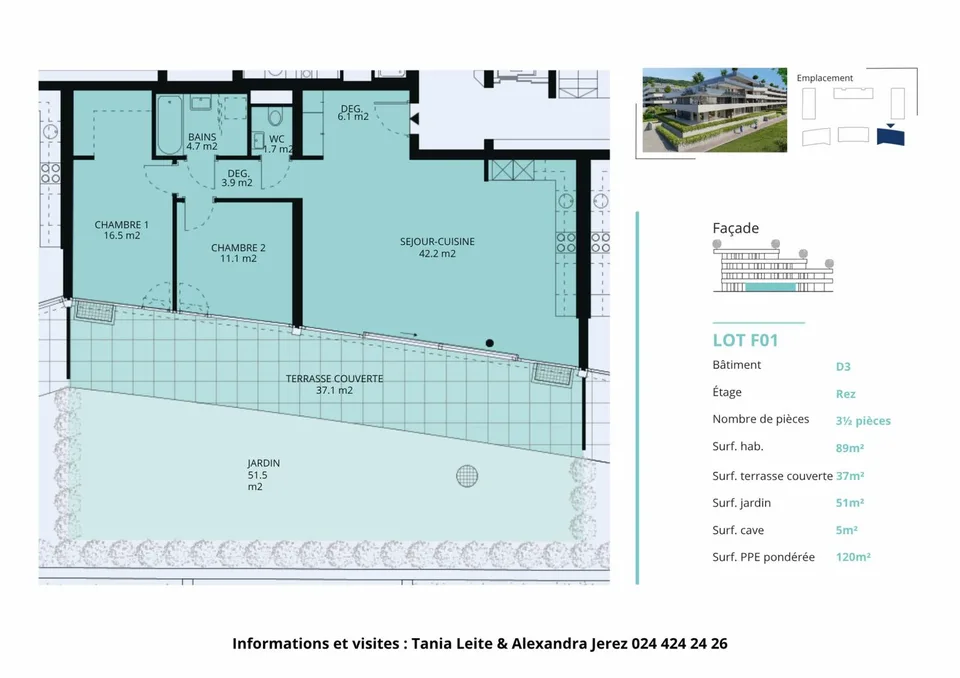 Appartamento nuovo di 3.5 locali con terrazza e giardino privato – foto 14 di 14