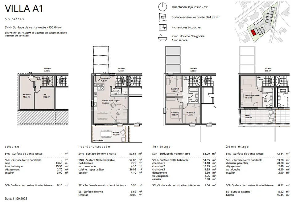 Nuova promozione di 8 ville a Cottens – foto 9 di 11