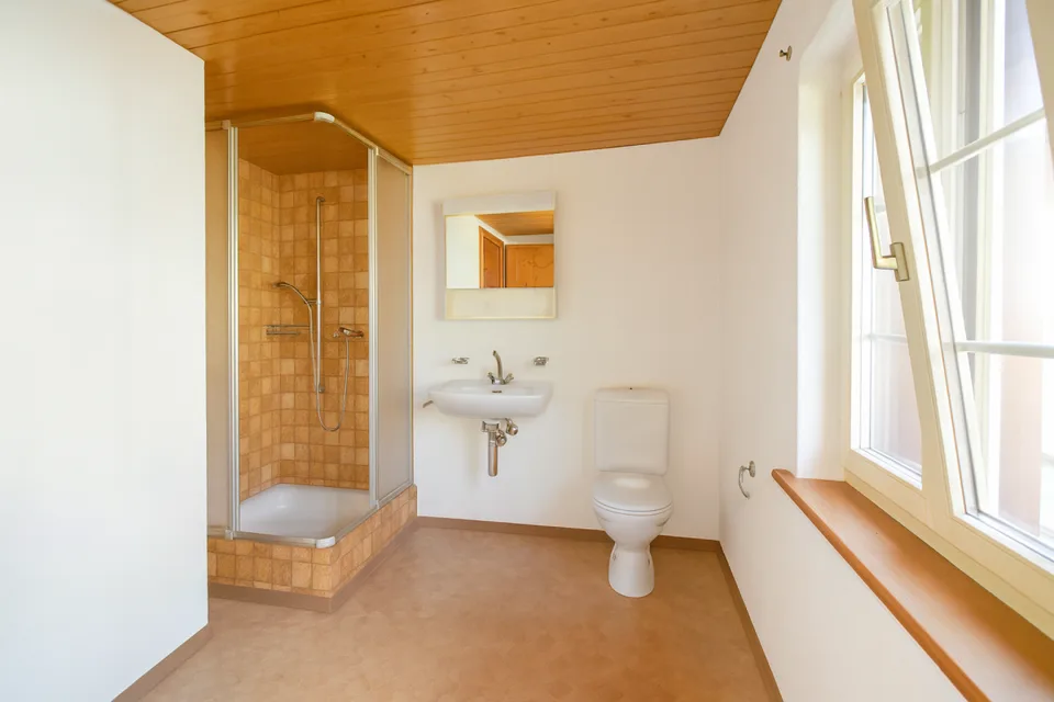 Casa a schiera con potenziale di ristrutturazione e mezza casa a schiera affittata in opzione
