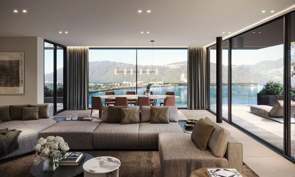 Appartamento 4.5 Locali – Con Giardino o Terrazzo e Vista Lago | Residenza Foresta, Bissone