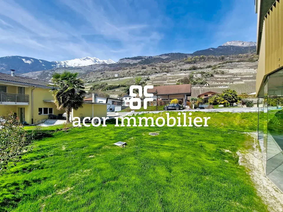 Magnificent 4.5 rooms new with terrace and garden in Vétroz!