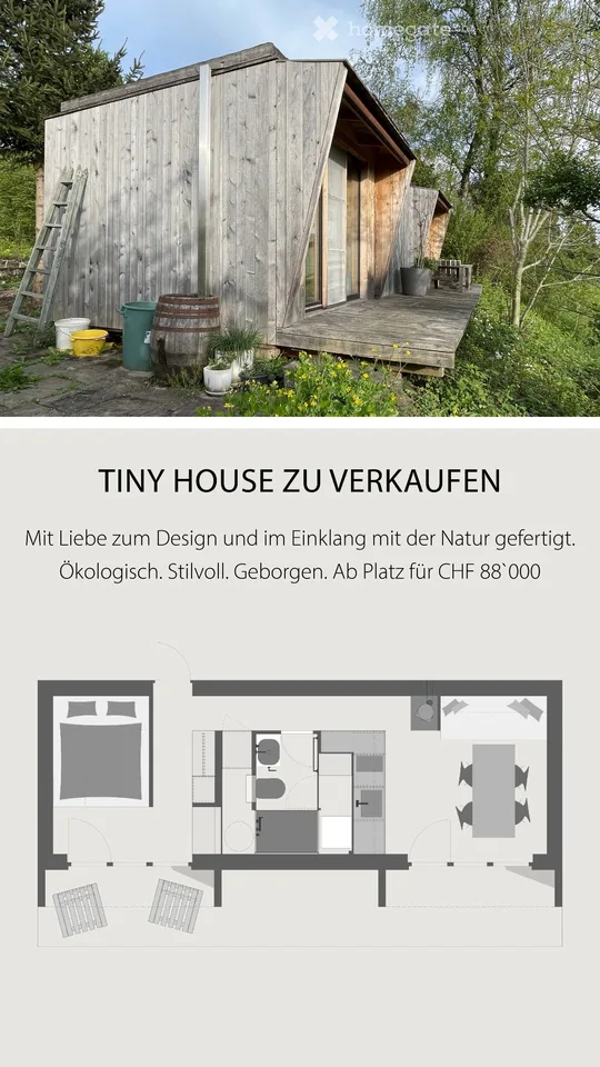 Ecological Tiny House from plot