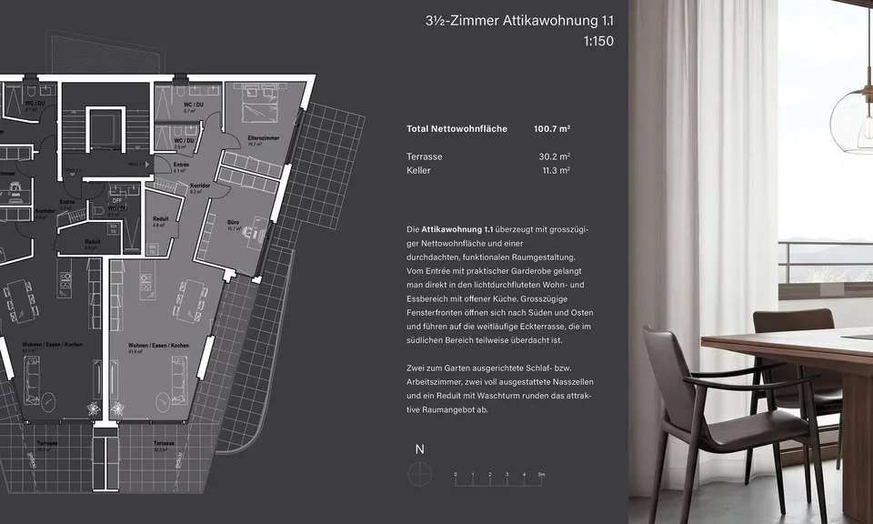 Müliacker – Attic Apartment 1.1