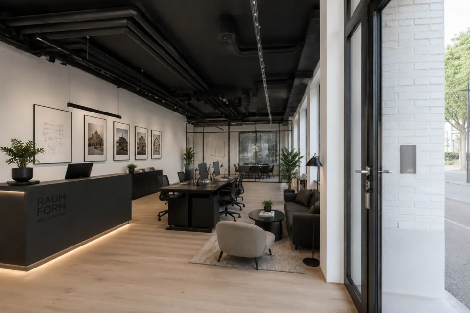 Moderne Büroflächen im Max-Dudler-Gebäude in Rheinfelden (AG)