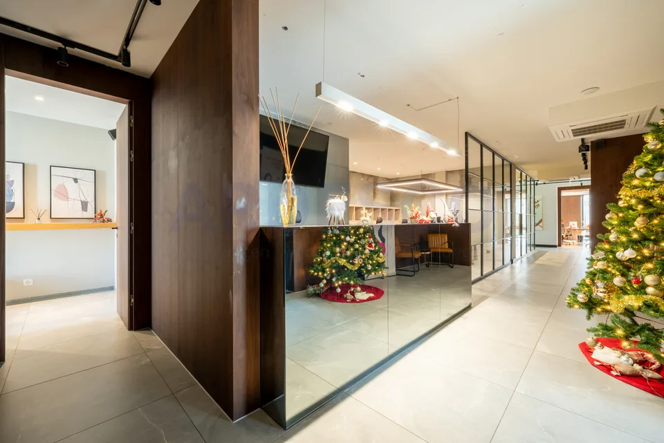 Design moderner Firmenstandort
