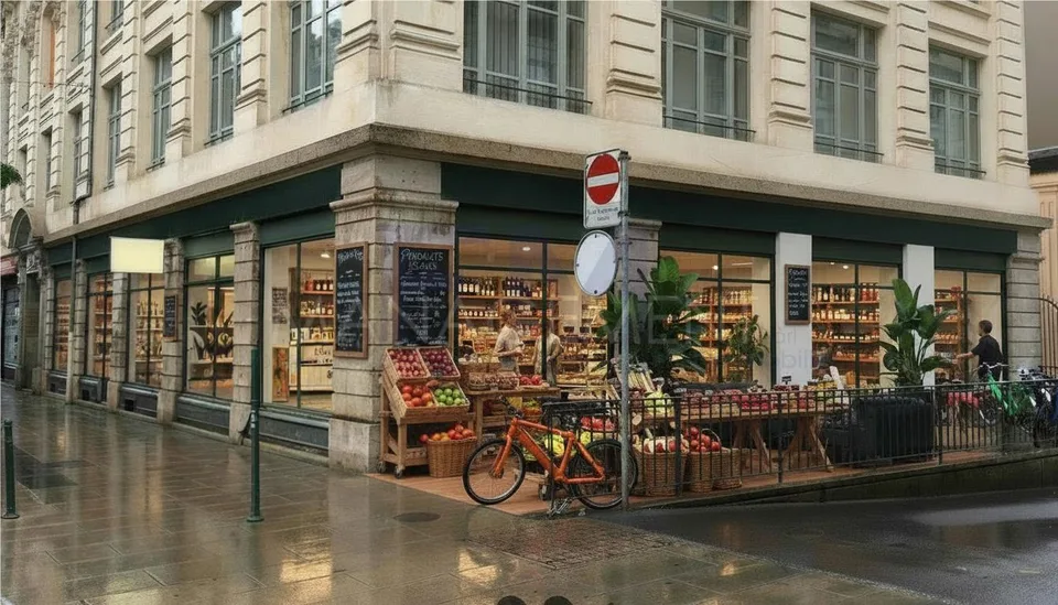Rue de Lausanne - Arcades d'environ 196m2/PPE