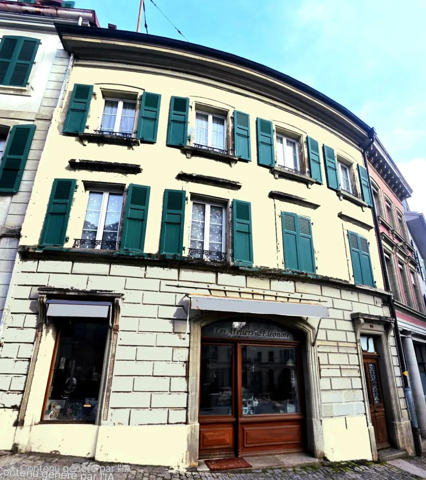 Local commercial de 2 pièces, avec vitrine, au cœur d'Aubonne