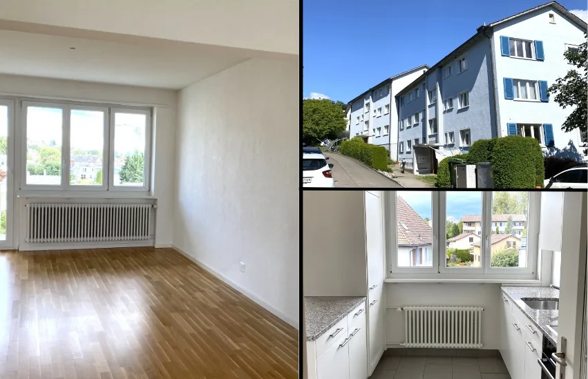 Charmante 3.5-Zimmer-Wohnung mit Balkon in Niederrohrdorf