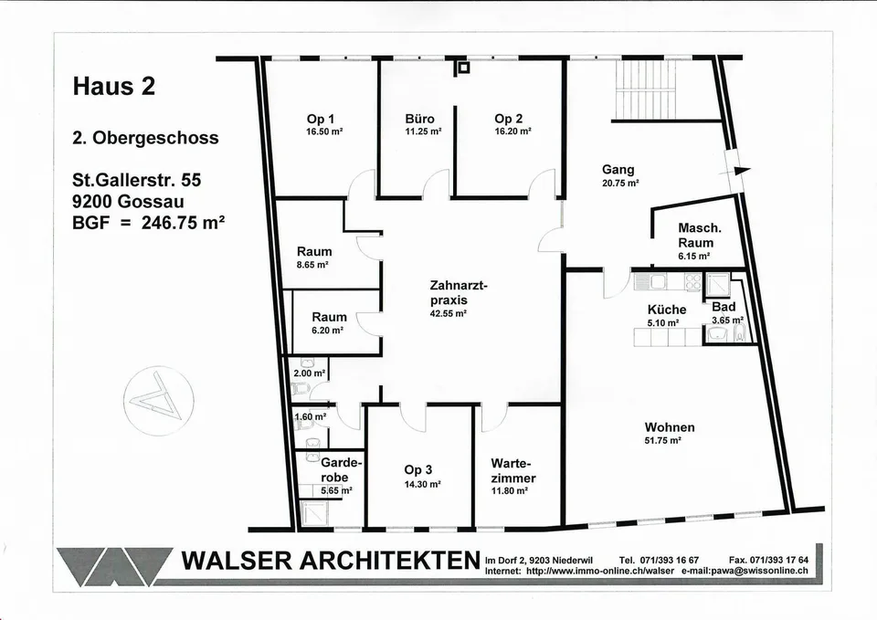 Praxis/Büroräumlichkeiten im Wohn- und Geschäfthaus St. Gallerstrasse