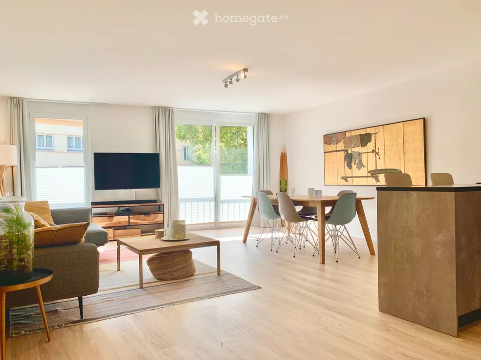 Appartement central 3.5 pièces, cour intérieure 40m2