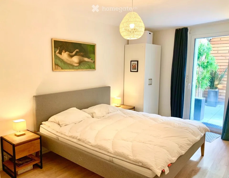 Appartement central 3.5 pièces, cour intérieure 40m2
