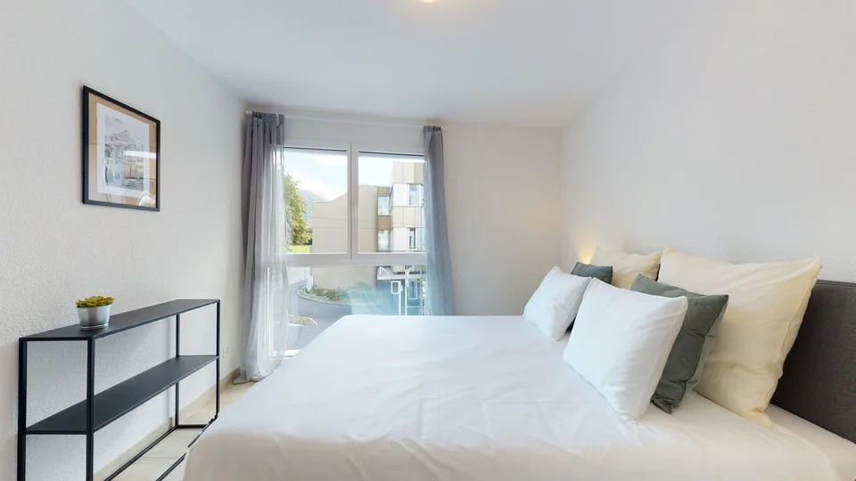 Moderne, vollständig möbliertes Apartment in Aigle