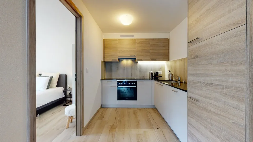 Moderne, vollständig möbliertes Apartment in Aigle
