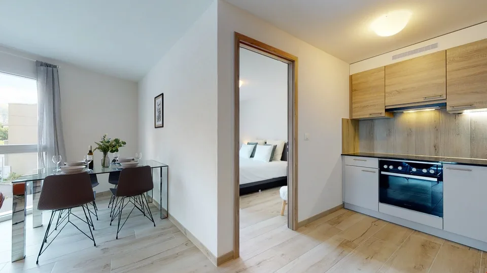 Moderne, vollständig möbliertes Apartment in Aigle – Foto 8 von 16