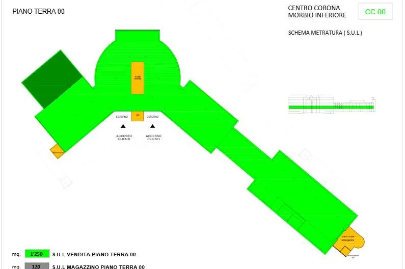 Über 4.000 Quadratmeter in einem neuen Einkaufszentrum zu vermieten
