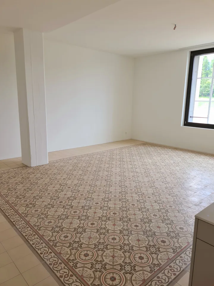 Extravagantes Unikat mit marokkanischen Bodenplatten
