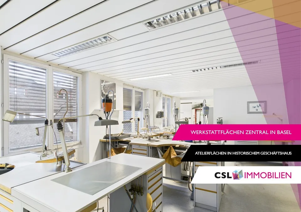 Inspirierende Atelier- und Werkstattfläche im Dachgeschoss - Bestlage Basel