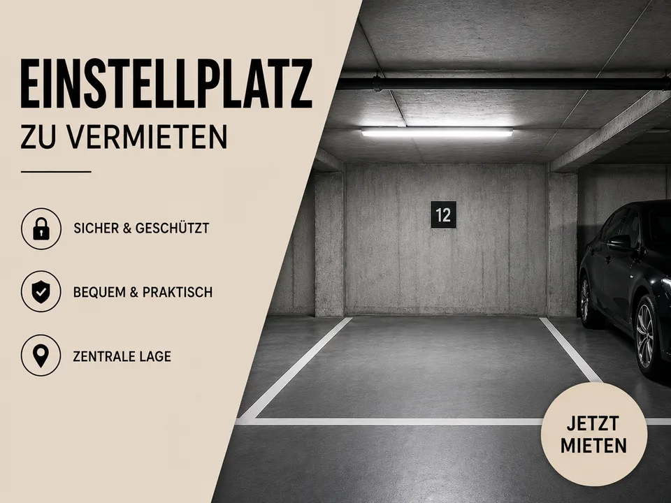 Ideal für Pendler – Einstellplatz Nähe Bahnhof Zug