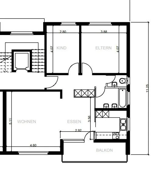 Appartement confortable de 3,5 pièces...